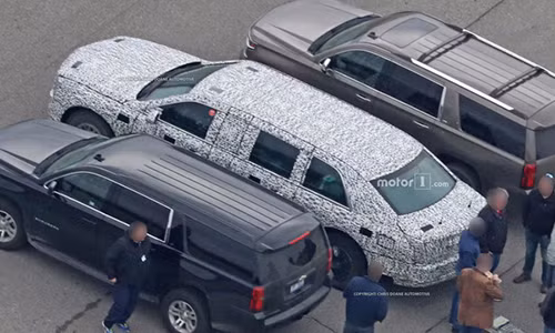 Siêu xe Limousine của Tổng thống Donald Trump lộ ảnh nóng