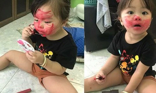 Một phút lơ là, bà mẹ mất ngay thỏi son vì "hung thủ" quen mặt