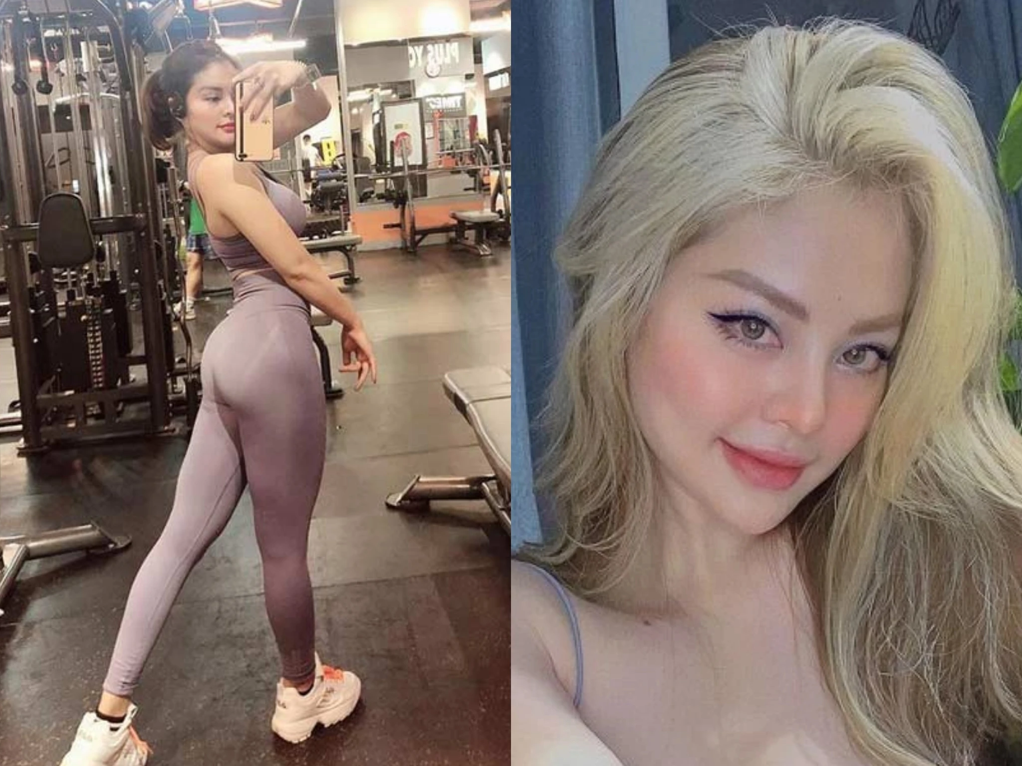 Gái xinh phòng gym Hà Tĩnh khoe vòng 3 khủng gần 1m