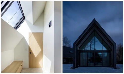 Ngôi nhà bề ngoài đen sì nhưng bên trong ngập sáng