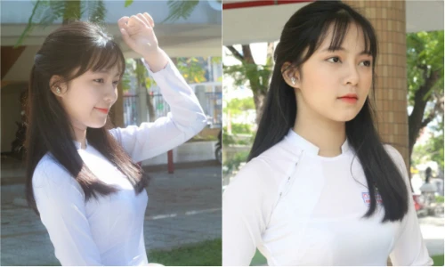 Chưa đến khai giảng nhưng nữ sinh Đà Nẵng đã lung linh trong áo dài