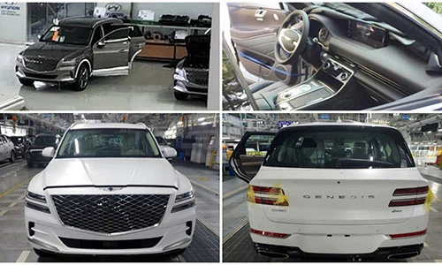 SUV hạng sang Genesis GV80 2020 lộ diện "đấu" Mercedes GLE