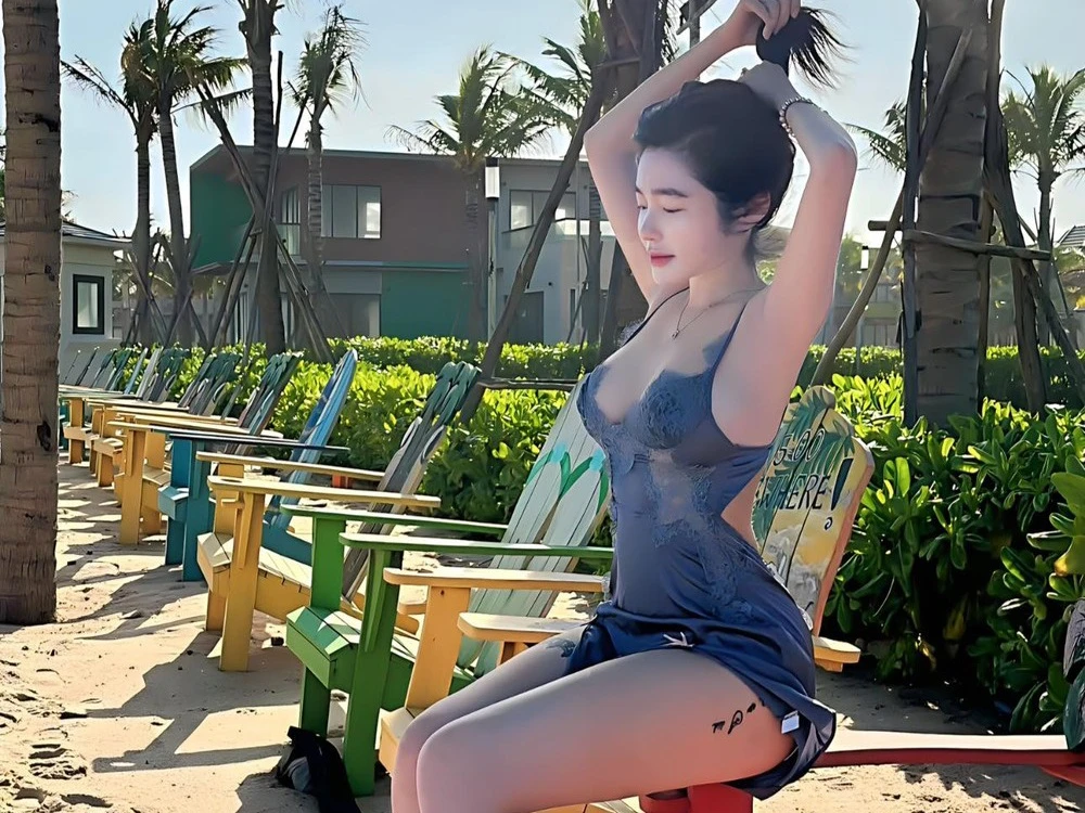 Hot mom lai Việt - Trung và loạt ảnh khoe da thịt trắng nõn