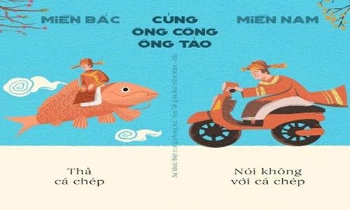 Sự khác biệt giữa phong cách đón Tết của hai miền Nam Bắc