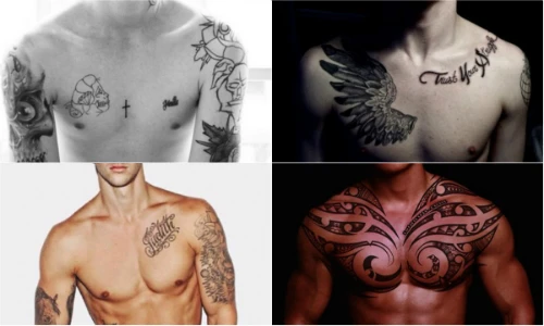 Những hình xăm trước ngực cá tính của trai đẹp