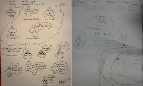 Không làm được bài, thí sinh kỳ thi THPT “hành hạ” giấy nháp ra sao?