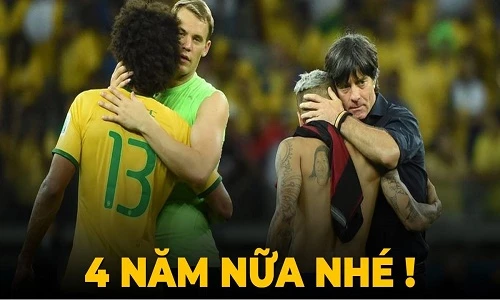 Ảnh chế bóng đá: Sợ không đá lại Brazil, Đức chủ động rời World Cup