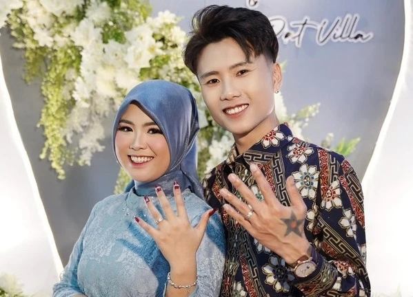 Đạt Villa "nhá hàng" bộ ảnh cưới cùng bạn gái người Indonesia