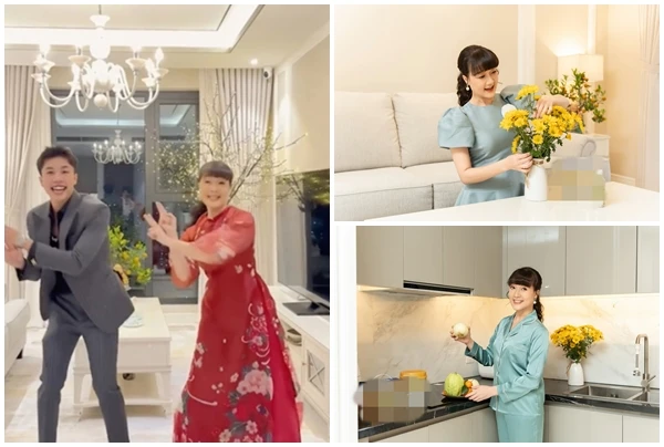 Bên trong căn hộ ngập tràn không khí Tết của nghệ sĩ Vân Dung 
