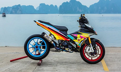 Xế nổ Yamaha Exciter 135 độ chất nhất Vịnh Bắc Bộ