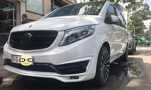 Mercedes V-Class tiền tỷ độ “khủng” của đại gia Minh nhựa