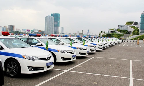 "Soi" dàn ôtô và xe máy phục vụ APEC tại Đà Nẵng 