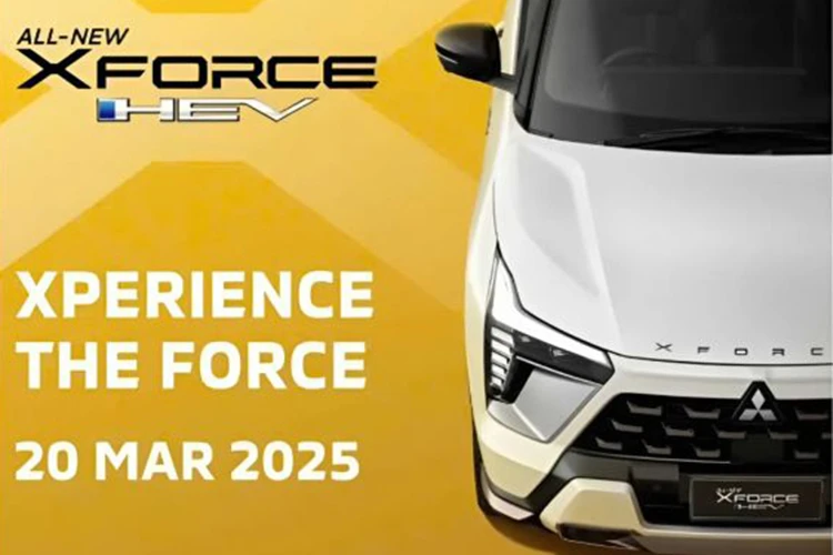 Mitsubishi Xforce HEV 2025 lộ diện, giá bán khoảng 523 triệu đồng