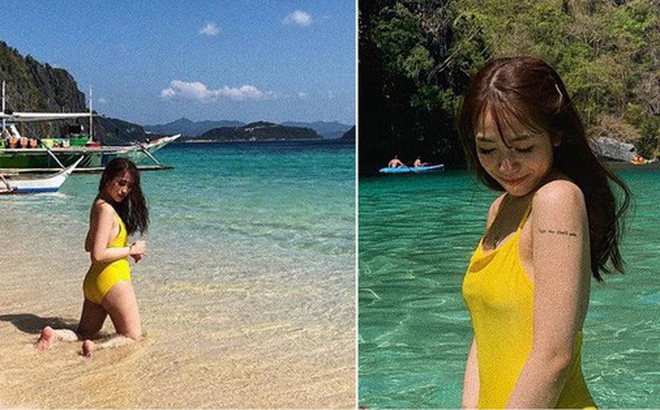 Ái nữ Minh Nhựa diện bikini khoe vóc dáng “nóng bỏng“