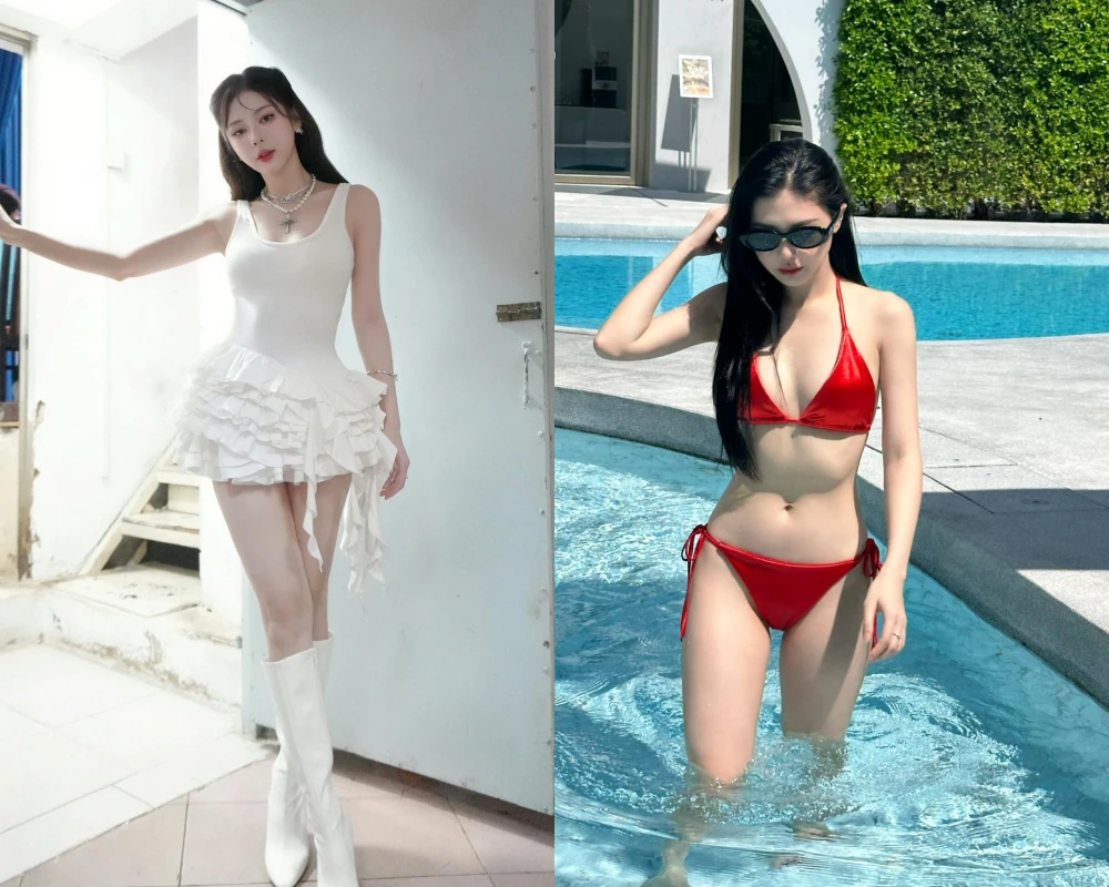 Khoe đôi chân "AI", hot girl khiến fan nam điêu đứng