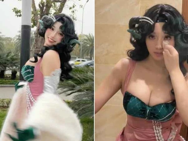 Nữ coser khoe khoảnh khắc tẩy trang, mặt mộc ra sao?