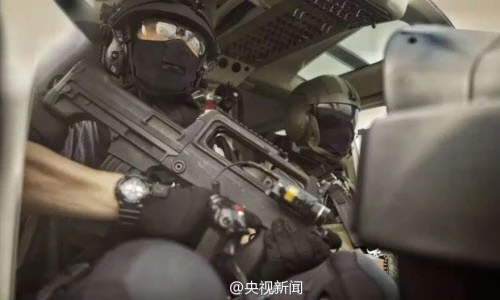 Ảnh luyện tập của đặc nhiệm TQ như poster phim gây sốt