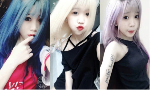 Hoa mắt với sự thay đổi của nữ sinh nghiện nhuộm tóc