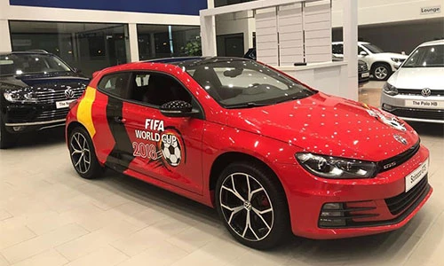 Volkswagen Scirocco giá 1,49 tỷ khoác áo tuyển Đức tại Việt Nam