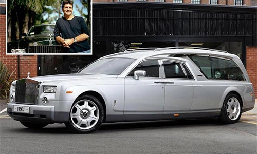 Rolls-Royce Phantom của Simon Cowell thành xe chở quan tài