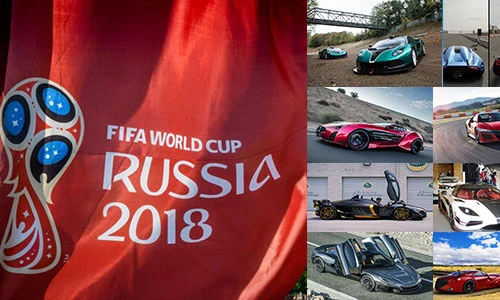 Top xe ôtô đẹp nhất của các quốc gia dự World Cup 2018