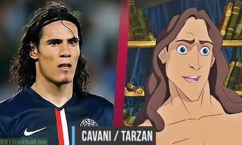 Top 10 sao bóng đá giống hệt nhân vật hoạt hình