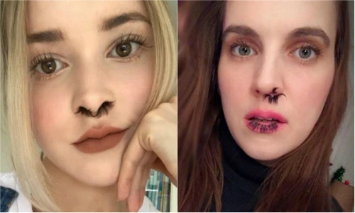 Dân mạng “tá hỏa” với trào lưu gắn lông mũi kinh dị