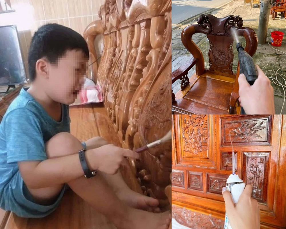 Dọn nhà dịp Tết, nỗi ám ảnh với đồ gỗ điêu khắc