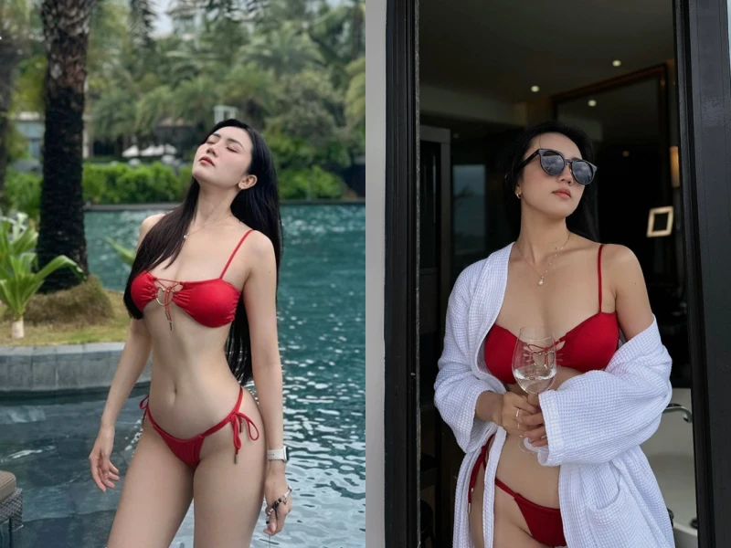 Hot girl phòng gym Biên Hòa chăm chỉ khoe body bằng outfit táo bạo