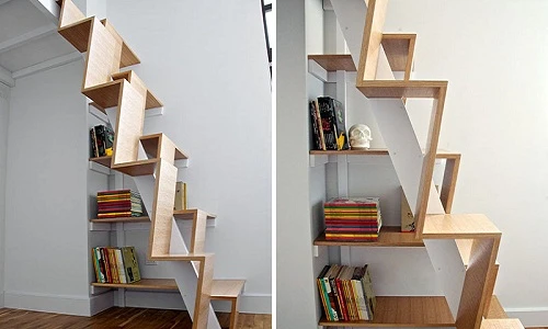 Những mẫu cầu thang độc đáo cho nhà chật