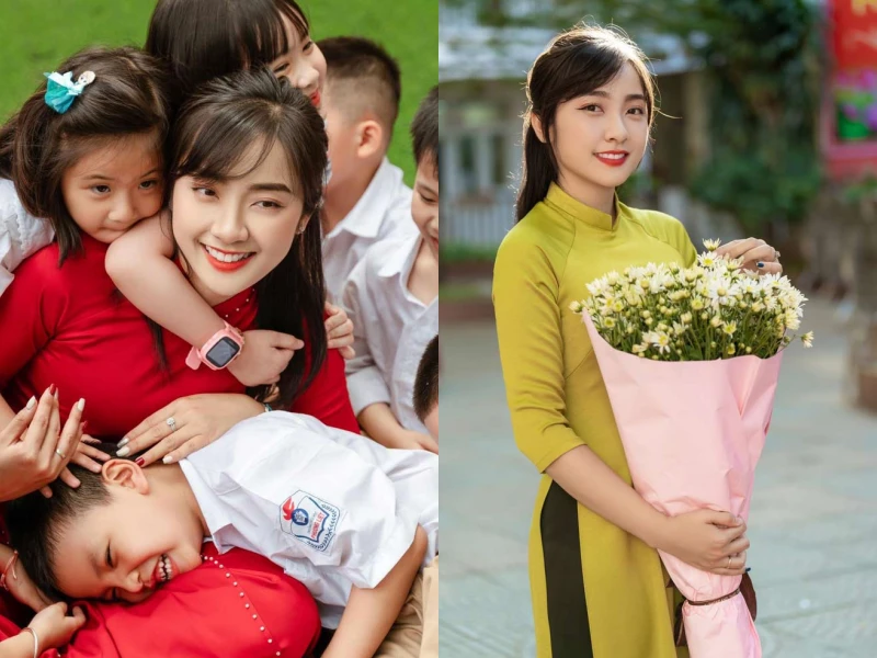 Cô giáo tiểu học đẹp tựa thiên thần làm dân mạng “đổ gục”
