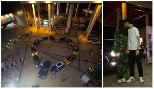 Xếp dàn siêu xe thành hình trái tim cầu hôn nữ sinh