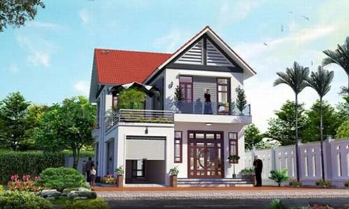 10 mẫu biệt thự mini 2 tầng đẹp khó tưởng