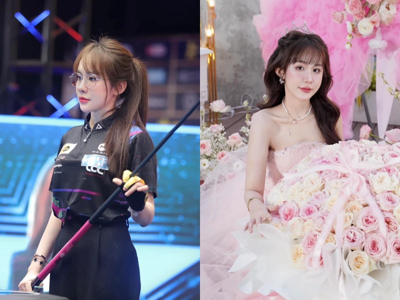 "Hot girl bi-a" Lê Tuyết Anh lên sóng khiến các fan "xin lụy"