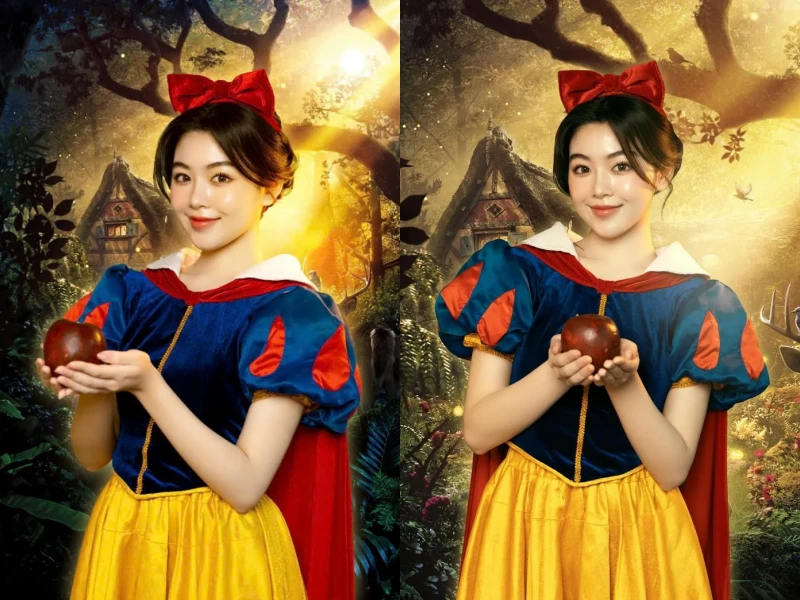 Lọ Lem "đu trend" hóa thân thành nàng công chúa Bạch Tuyết