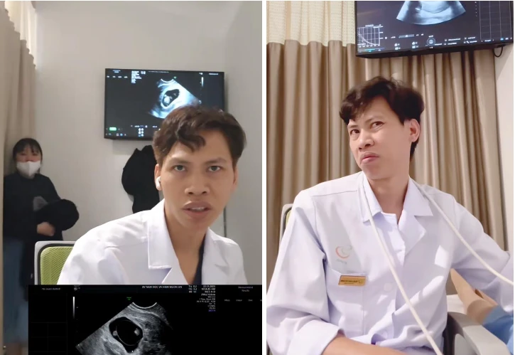 Bác sĩ siêu âm thai hot TikTok gây chú ý với biểu cảm 