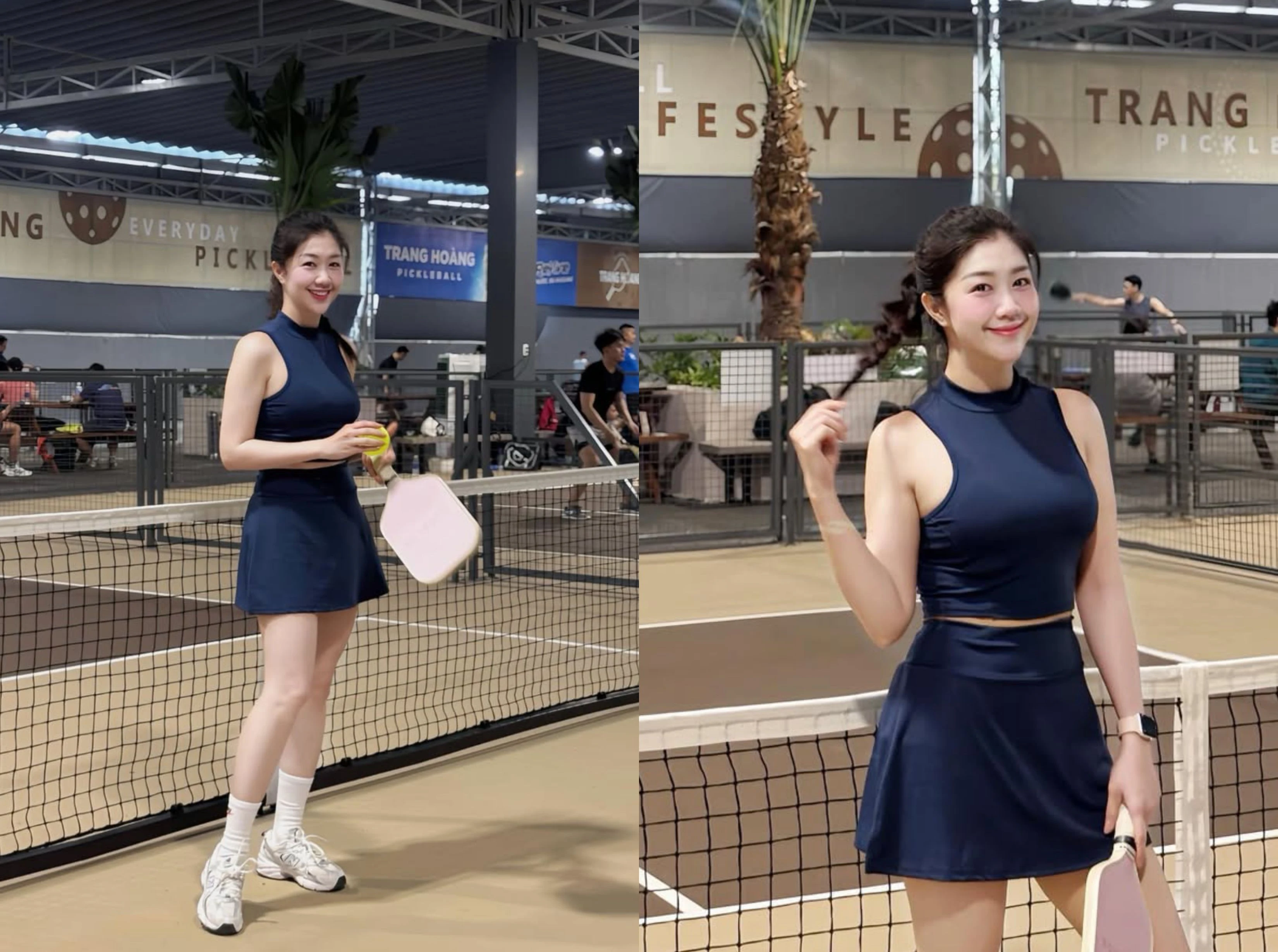 Nữ tiếp viên trưởng của Vietnam Airlines gia nhập pickleball