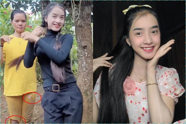 Cùng mẹ làm clip TikTok, hot girl dân tộc gây chú ý điều này