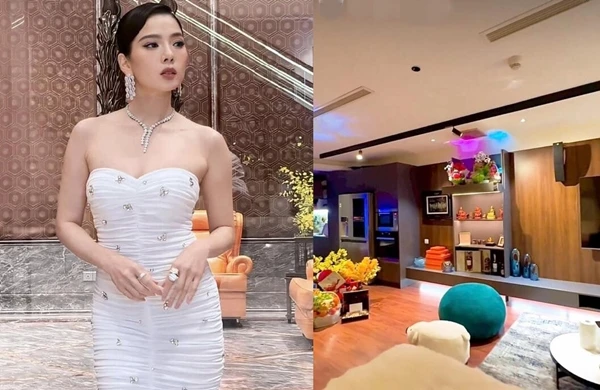 Cận cảnh biệt thự sang trọng của Lệ Quyên tại Hà Nội 