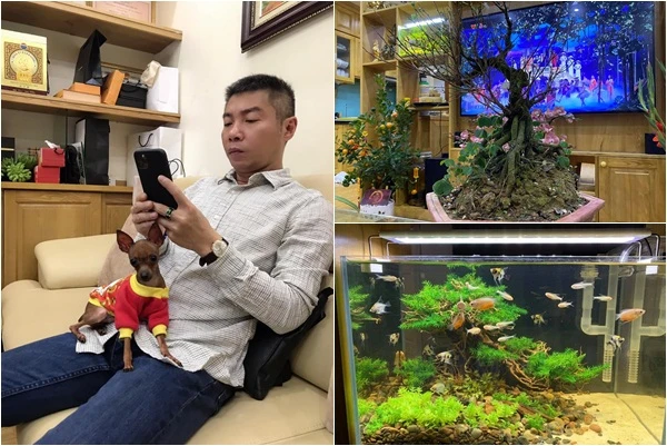 Hé lộ không gian hiếm hoi trong nhà nghệ sĩ Công Lý