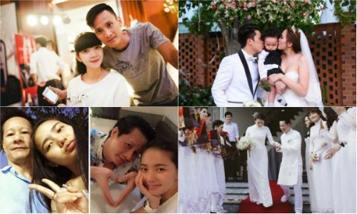 Chân dài Vbiz tích cực "lăng-xê" ông xã của năm