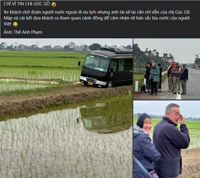 Quá tin Google Map, đoàn du khách nhận cái kết đắng khi đến Việt Nam