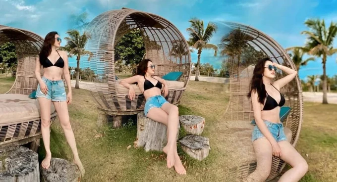 Khoe ảnh diện bikini để lộ eo thon, cựu hot girl bị fan "chỉnh"