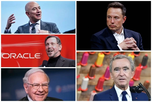 Top 10 tỷ phú giàu nhất hành tinh năm 2023