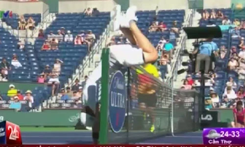 Pha cứu bóng hài hước nhất làng quần vợt thế giới