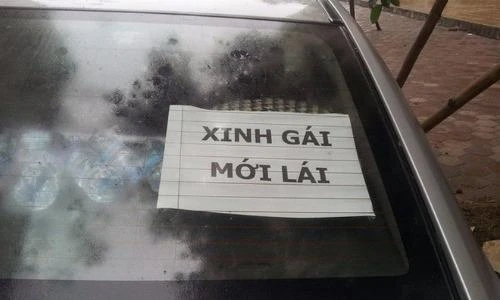 Tấm biển xe bá đạo khiến dân mạng xem xong chỉ biết ôm bụng cười