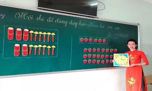 Các cô giáo Quảng Trị gây sốt với đồ dùng dạy học độc