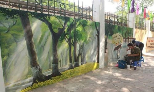 Những con phố bích họa nổi tiếng Hà thành cực hút khách