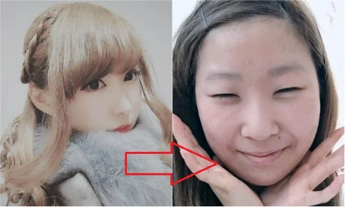 Kinh hãi trước ảnh mặt mộc của cô gái "triệu like" Nhật Bản