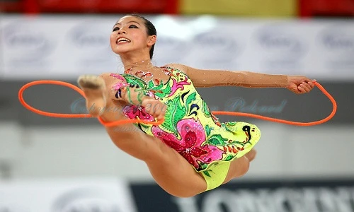 Vẻ nóng bỏng của hoa khôi thể dục nghệ thuật Hàn Quốc